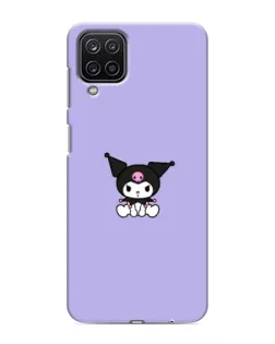Чехол для Samsung Galaxy M12 с картинкой «Kuromi — фиолетовый минимализм»