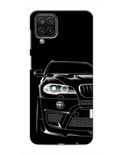 Чехол для Samsung Galaxy M12 с картинкой «Темный силуэт BMW»