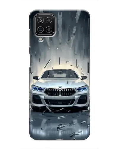 Чехол для Samsung Galaxy M12 с картинкой «BMW в свете фар»