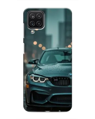 Чехол для Samsung Galaxy M12 с картинкой «BMW в огнях города»