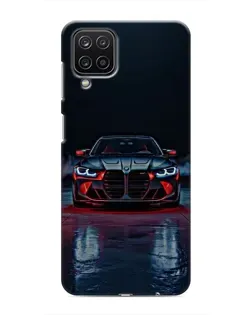 Чехол для Samsung Galaxy M12 с картинкой «BMW на мокрой дороге»
