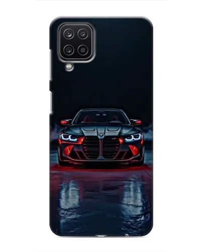 Чехол для Samsung Galaxy M12 с картинкой «BMW на мокрой дороге»