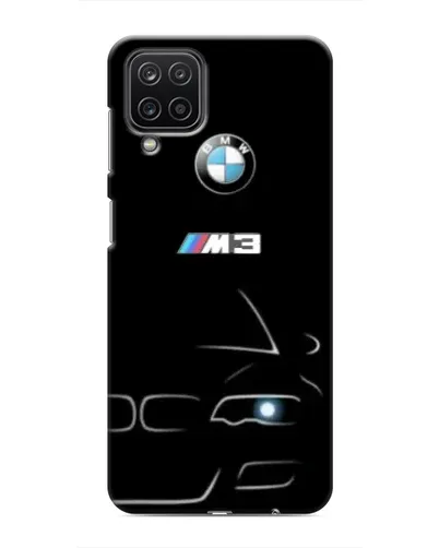 Чехол для Samsung Galaxy M12 с картинкой «Минималистичный принт BMW M3»