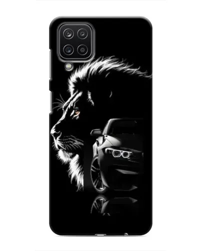 Чехол для Samsung Galaxy M12 с картинкой «BMW и лев»