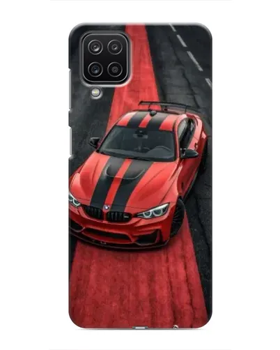 Чехол для Samsung Galaxy M12 с картинкой «BMW на красной дорожке»