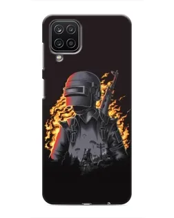 Чохол для Samsung Galaxy M12 з картинкою «PUBG — вогняний силует» Чохол для Samsung Galaxy M12 з картинкою «PUBG — вогняний силует»