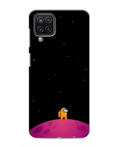 Чехол для Samsung Galaxy M12 с картинкой «Одинокий герой на планете»