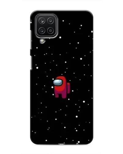 Чехол для Samsung Galaxy M12 с картинкой «Красный Among Us»