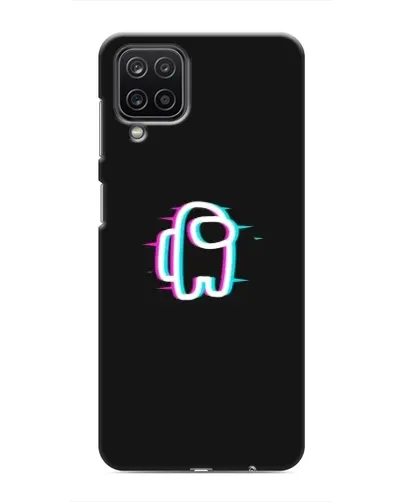 Чехол для Samsung Galaxy M12 с картинкой «Among Us неон»