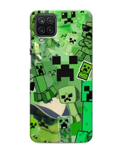Чехол для Samsung Galaxy M12 с картинкой «Криперы Minecraft» Чехол для Samsung Galaxy M12 с картинкой «Криперы Minecraft»
