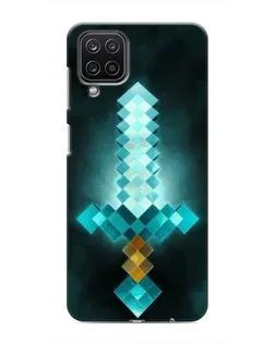 Чехол для Samsung Galaxy M12 с картинкой «Алмазный меч неон» Чехол для Samsung Galaxy M12 с картинкой «Алмазный меч неон»