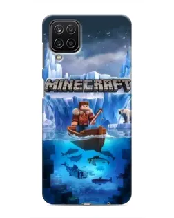 Чехол для Samsung Galaxy M12 с картинкой «Minecraft ледяной мир» Чехол для Samsung Galaxy M12 с картинкой «Minecraft ледяной мир»