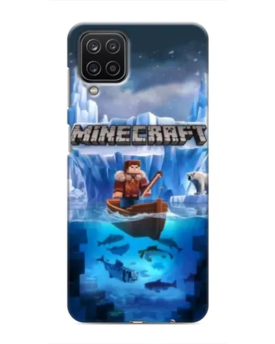 Чехол для Samsung Galaxy M12 с картинкой «Minecraft ледяной мир» Чехол для Samsung Galaxy M12 с картинкой «Minecraft ледяной мир»