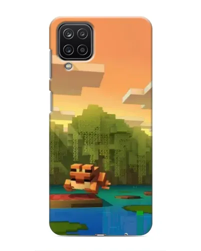 Чехол для Samsung Galaxy M12 с картинкой «Майнкрафт закат солнца» Чехол для Samsung Galaxy M12 с картинкой «Майнкрафт закат солнца»