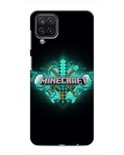Чехол для Samsung Galaxy M12 с картинкой «Minecraft Diamond лого» Чехол для Samsung Galaxy M12 с картинкой «Minecraft Diamond лого»