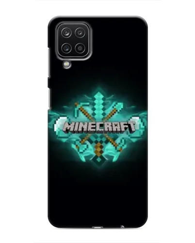 Чехол для Samsung Galaxy M12 с картинкой «Minecraft Diamond лого» Чехол для Samsung Galaxy M12 с картинкой «Minecraft Diamond лого»
