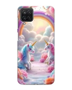 Чехол для Samsung Galaxy M12 с картинкой «Радуга и единороги» Чехол для Samsung Galaxy M12 с картинкой «Радуга и единороги»