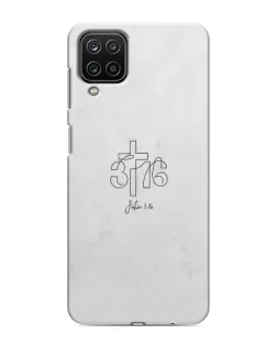 Чохол для Samsung Galaxy M12 з картинкою «Івана 3:16 Хрест» Чохол для Samsung Galaxy M12 з картинкою «Івана 3:16 Хрест»