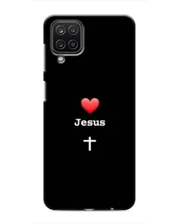 Чохол для Samsung Galaxy M12 з картинкою «Серце - Jesus» Чохол для Samsung Galaxy M12 з картинкою «Серце - Jesus»