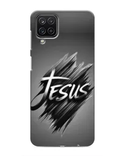 Чехол для Samsung Galaxy M12 с картинкой «Надпись Jesus Graffiti»