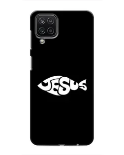 Чехол для Samsung Galaxy M12 с картинкой «Рыба Jesus»