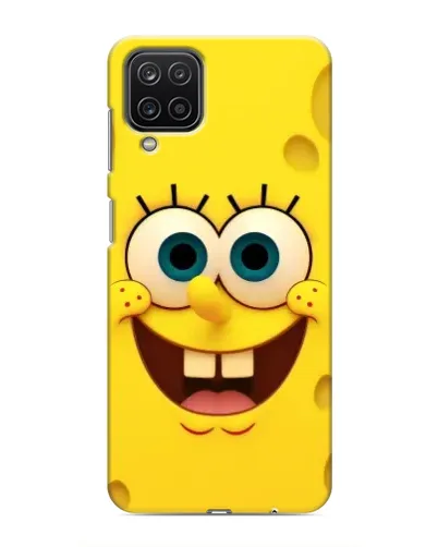 Чехол для Samsung Galaxy M12 с картинкой «Губка Боб улыбка»