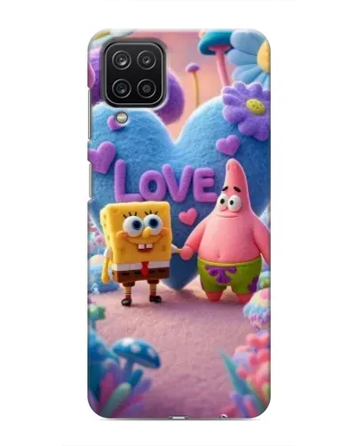 Чехол для Samsung Galaxy M12 с картинкой «Губка Боб Патрик»