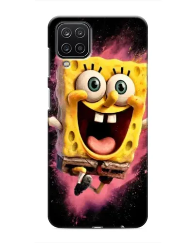Чехол для Samsung Galaxy M12 с картинкой «Взрывной Спанч Боб»