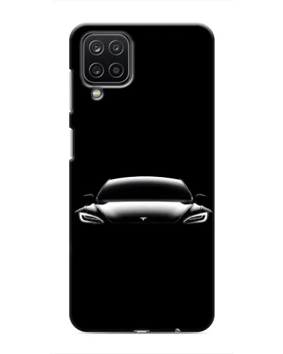 Чехол для Samsung Galaxy M12 с картинкой «Фары Tesla Night» Чехол для Samsung Galaxy M12 с картинкой «Фары Tesla Night»