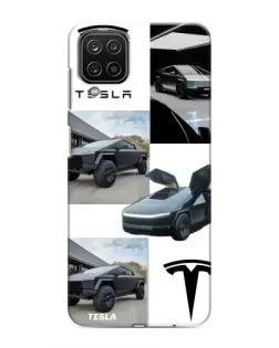 Чохол для Samsung Galaxy M12 з картинкою «Колаж Cybertruck Tesla» Чохол для Samsung Galaxy M12 з картинкою «Колаж Cybertruck Tesla»