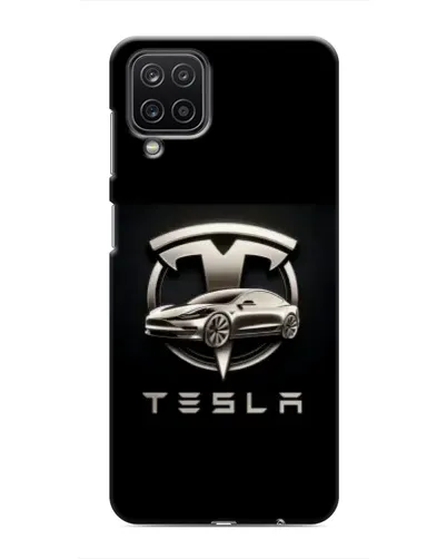 Чехол для Samsung Galaxy M12 с картинкой «Tesla — серебристое авто» Чехол для Samsung Galaxy M12 с картинкой «Tesla — серебристое авто»