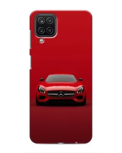 Чехол для Samsung Galaxy M12 с картинкой «Красный Mercedes AMG»