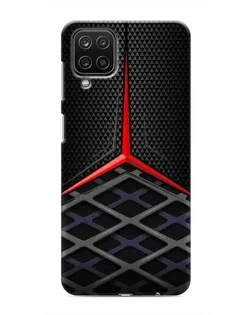 Чехол для Samsung Galaxy M12 с картинкой «Mercedes Carbon Grid»