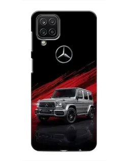 Чехол для Samsung Galaxy M12 с картинкой «Mercedes G-Class красный»