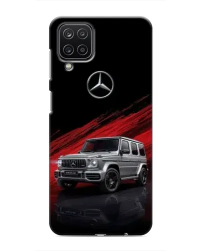 Чехол для Samsung Galaxy M12 с картинкой «Mercedes G-Class красный»