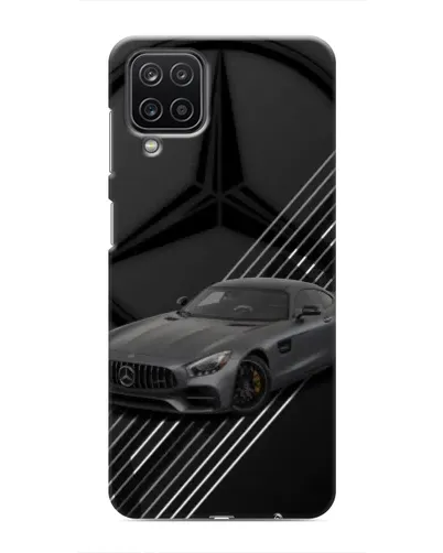 Чехол для Samsung Galaxy M12 с картинкой «Mercedes AMG — графика»