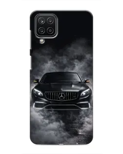 Чехол для Samsung Galaxy M12 с картинкой «Mercedes в дыму»