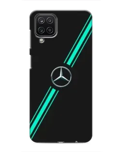 Чехол для Samsung Galaxy M12 с картинкой «Спортивные линии Mercedes» Чехол для Samsung Galaxy M12 с картинкой «Спортивные линии Mercedes»
