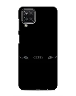 Чехол для Samsung Galaxy M12 с картинкой «Audi — световой подпись»