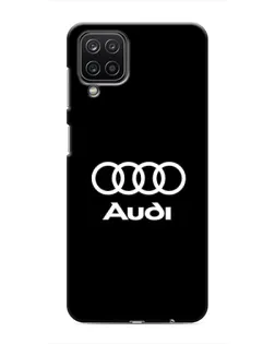 Чехол для Samsung Galaxy M12 с картинкой «Классическое лого Audi»