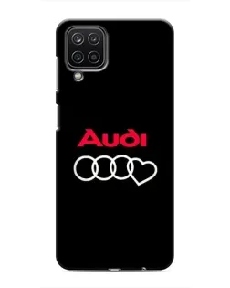 Чехол для Samsung Galaxy M12 с картинкой «Логотип Audi Heart»