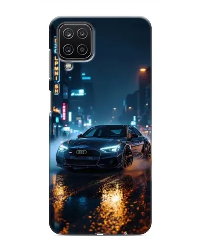 Чехол для Samsung Galaxy M12 с картинкой «Ночной город и Audi» Чехол для Samsung Galaxy M12 с картинкой «Ночной город и Audi»