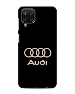 Чохол для Samsung Galaxy M12 з картинкою «Audi — золотий логотип» Чохол для Samsung Galaxy M12 з картинкою «Audi — золотий логотип»