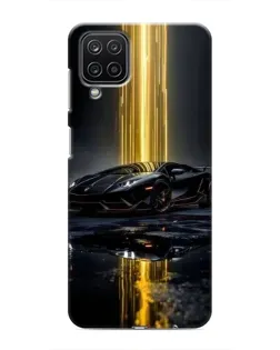 Чехол для Samsung Galaxy M12 с картинкой «Ночной Lamborghini драйв»