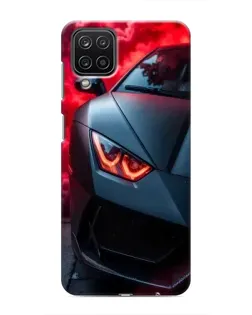 Чехол для Samsung Galaxy M12 с картинкой «Lamborghini красное сияние»