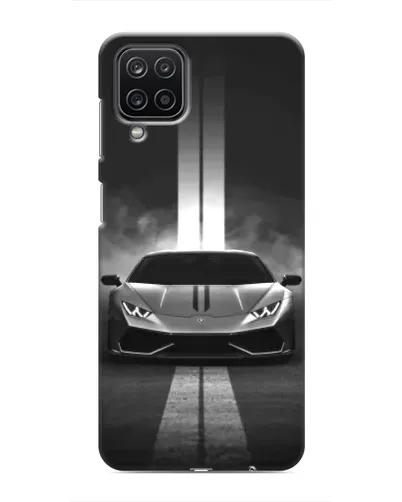 Чехол для Samsung Galaxy M12 с картинкой «Lamborghini симметрия дорог»