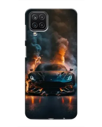 Чехол для Samsung Galaxy M12 с картинкой «Lamborghini дымная эстетика»