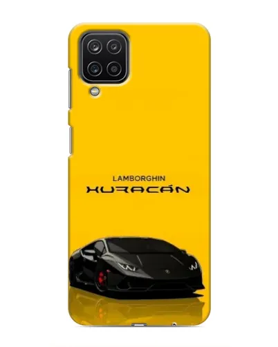 Чехол для Samsung Galaxy M12 с картинкой «Lamborghini Huracan черный»
