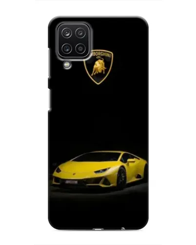 Чехол для Samsung Galaxy M12 с картинкой «Lamborghini желтый акцент»