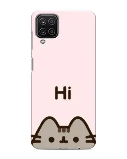 Чехол для Samsung Galaxy M12 с картинкой «Пушин говорит Hi» Чехол для Samsung Galaxy M12 с картинкой «Пушин говорит Hi»